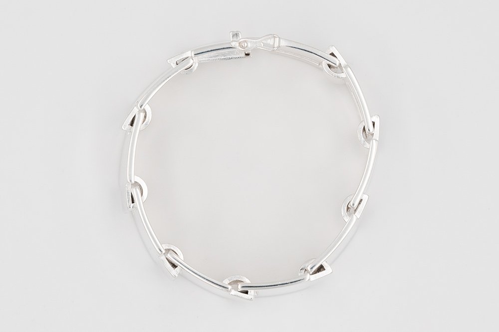 Sigvard Bernadotte for Georg Jensen Silver Bracelet Model 73