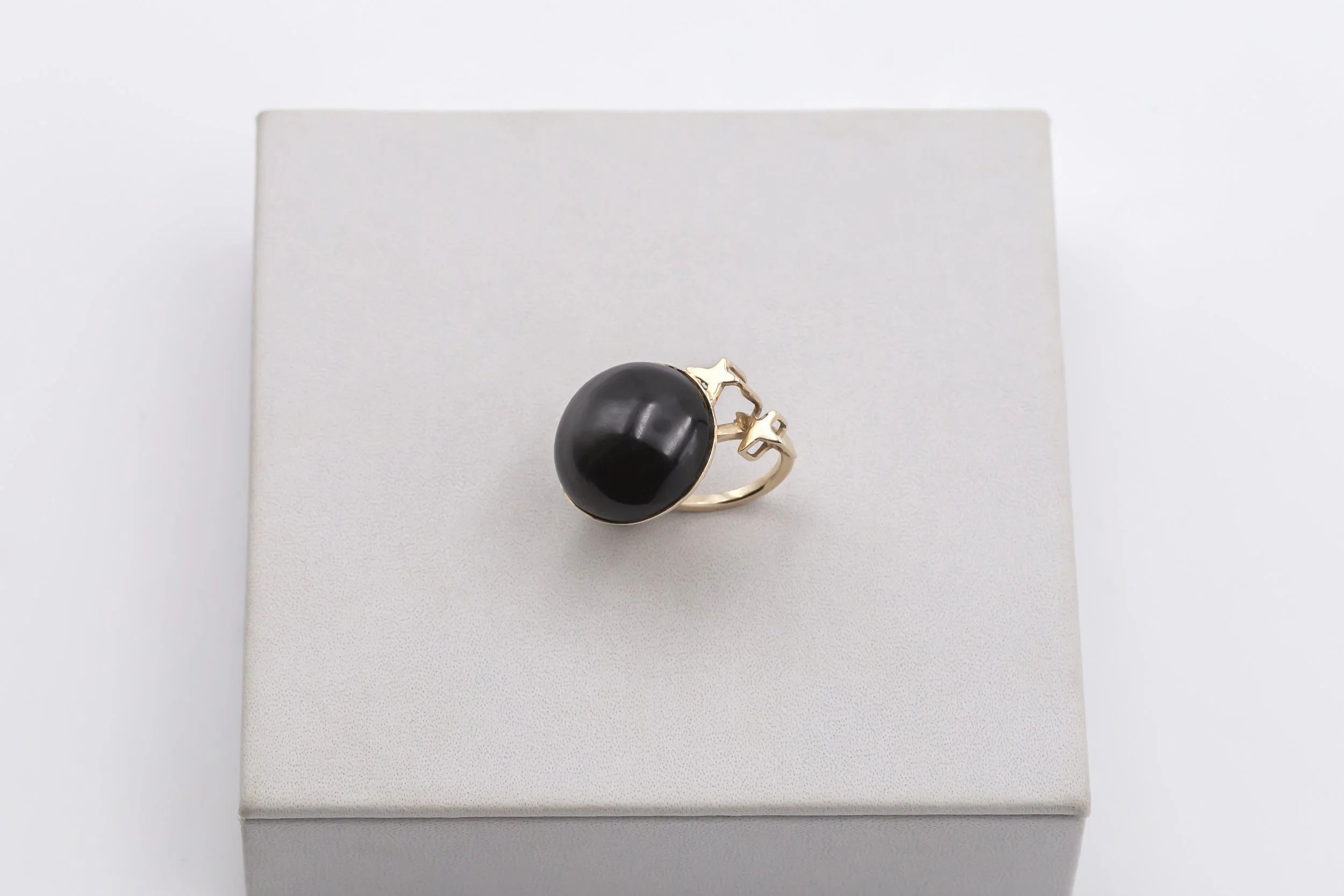 Jean Vendome a Gold and Star Quartz Ring