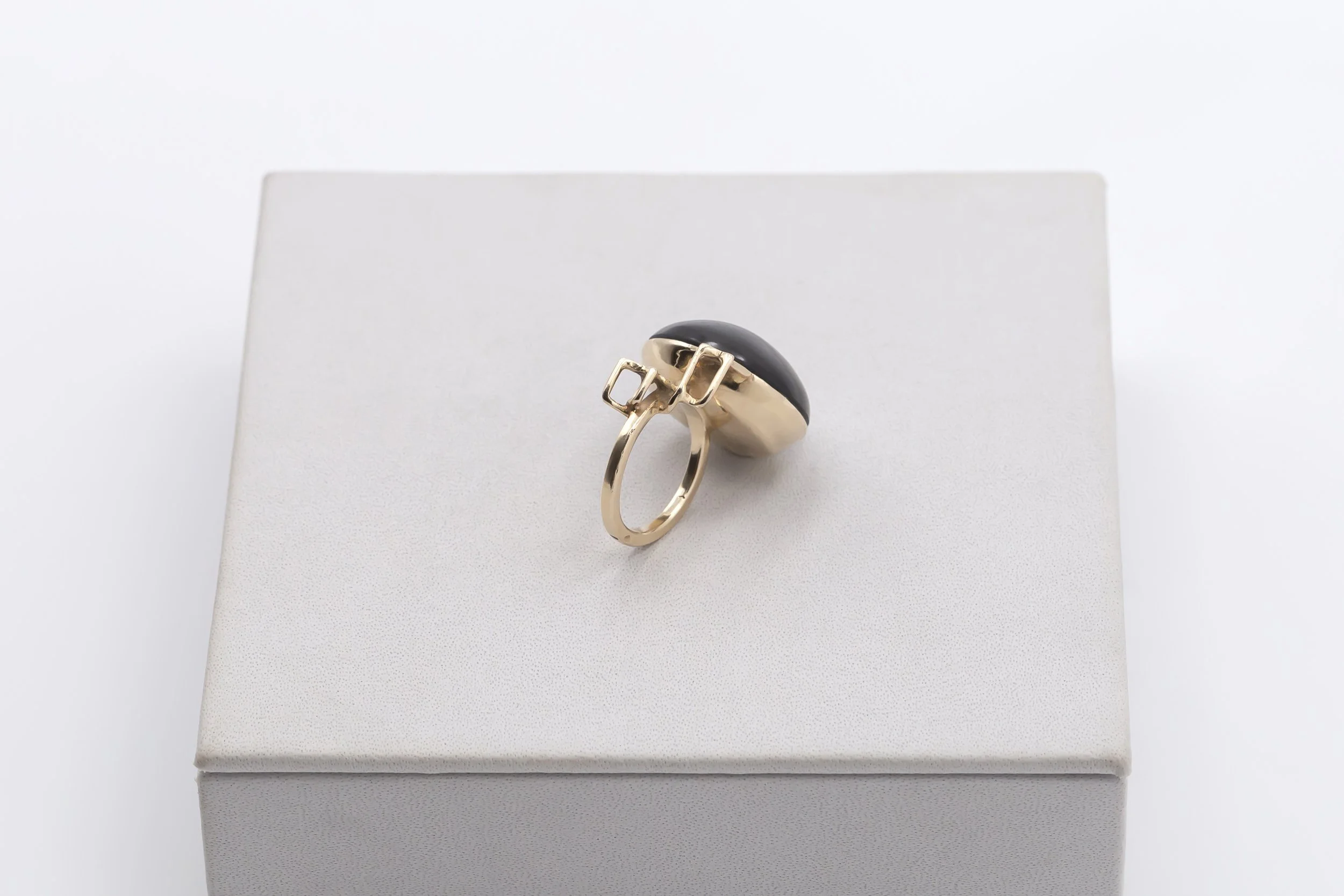 Jean Vendome a Gold and Star Quartz Ring