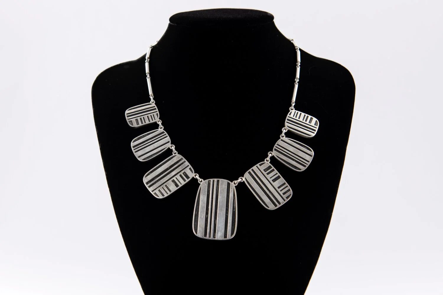 Haroldo Burle Marx Modernist silver necklace