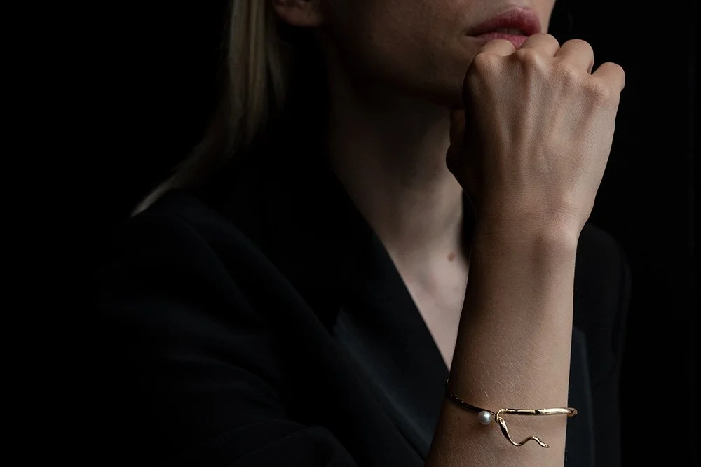 Vivianna Torun for Georg Jensen gold bracelet Model 919