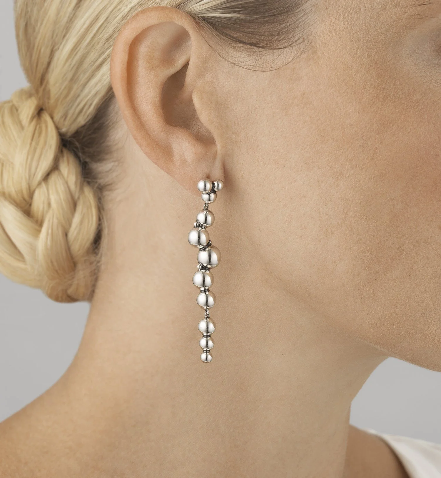 Georg Jensen MOONLIGHT GRAPES earrings silver