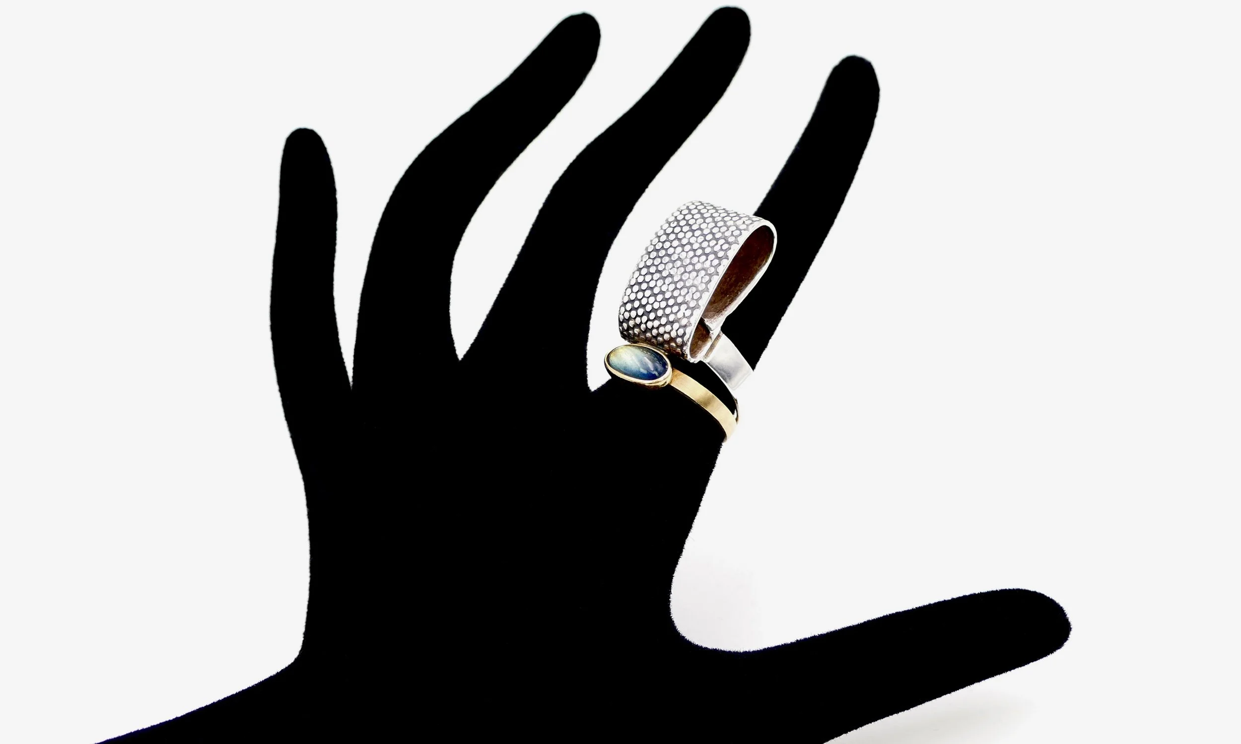 janine renard trame gold silver labradorite unique ring 6.JPG