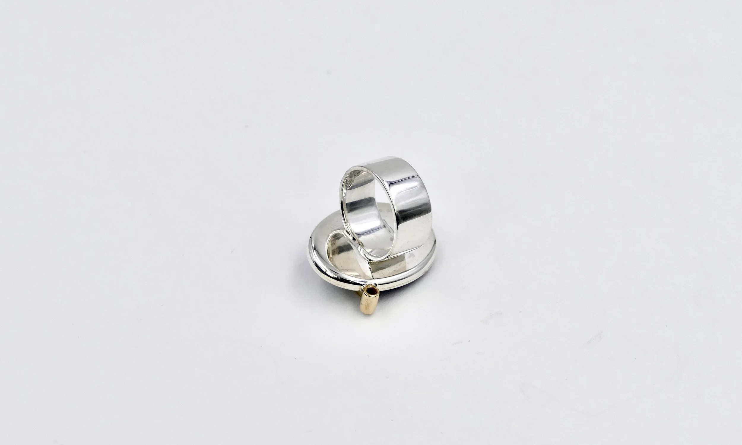 Janine Renard unique gold lapis lazuli ring 7.JPG