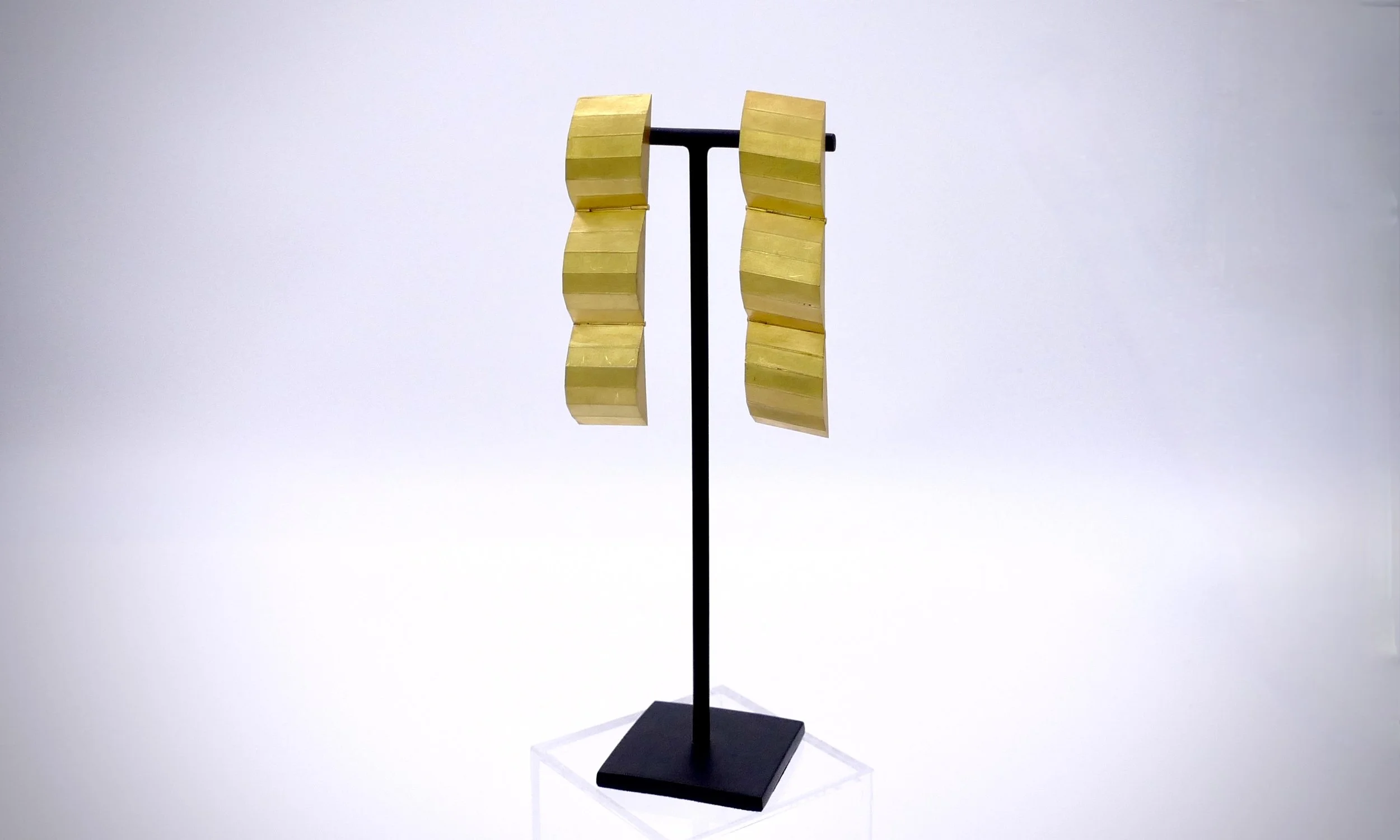 Giampaolo Babetto 18ct gold articulated earrings