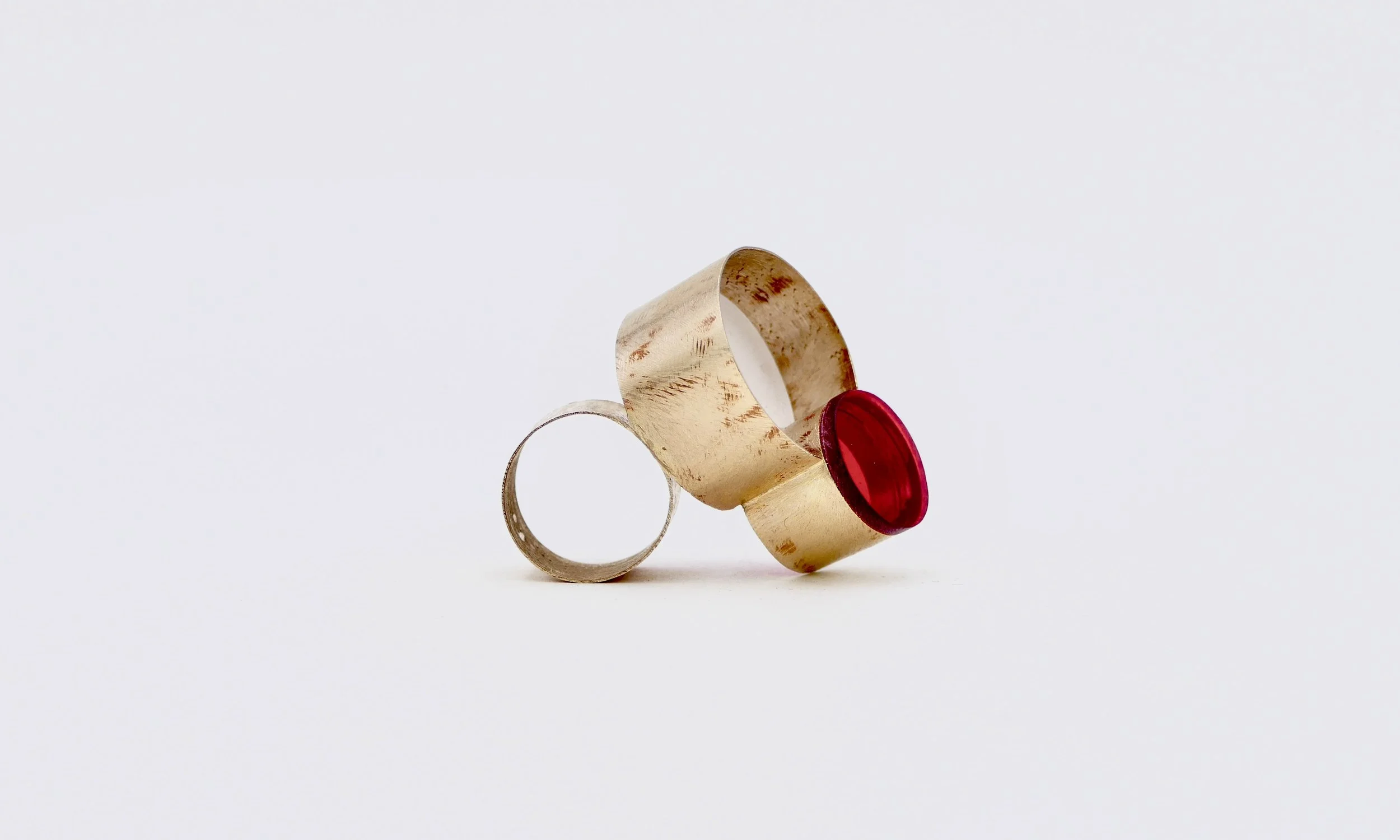 giampaolo babetto white gold and acrylic ring 1.JPG