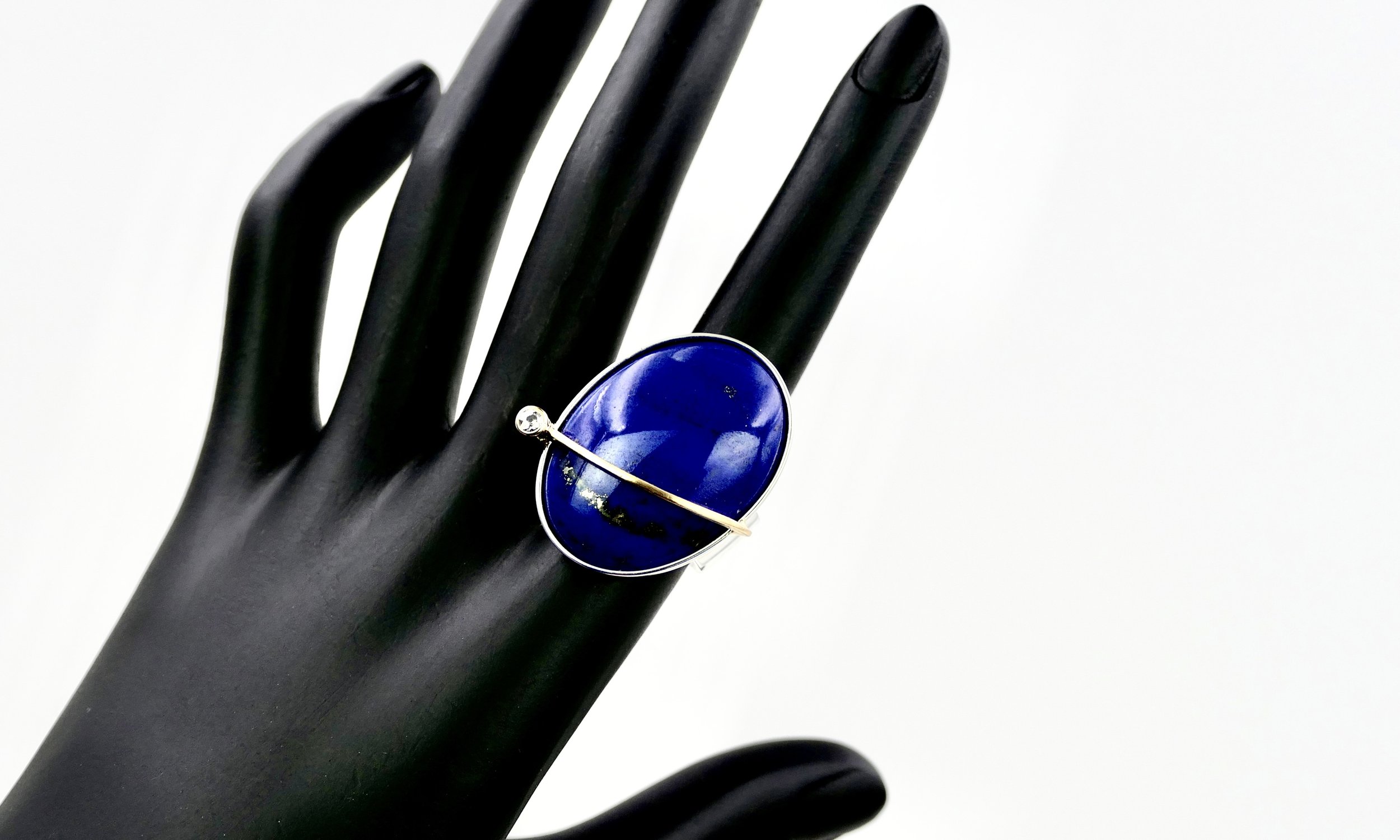 Janine Renard unique gold lapis lazuli ring 8.JPG