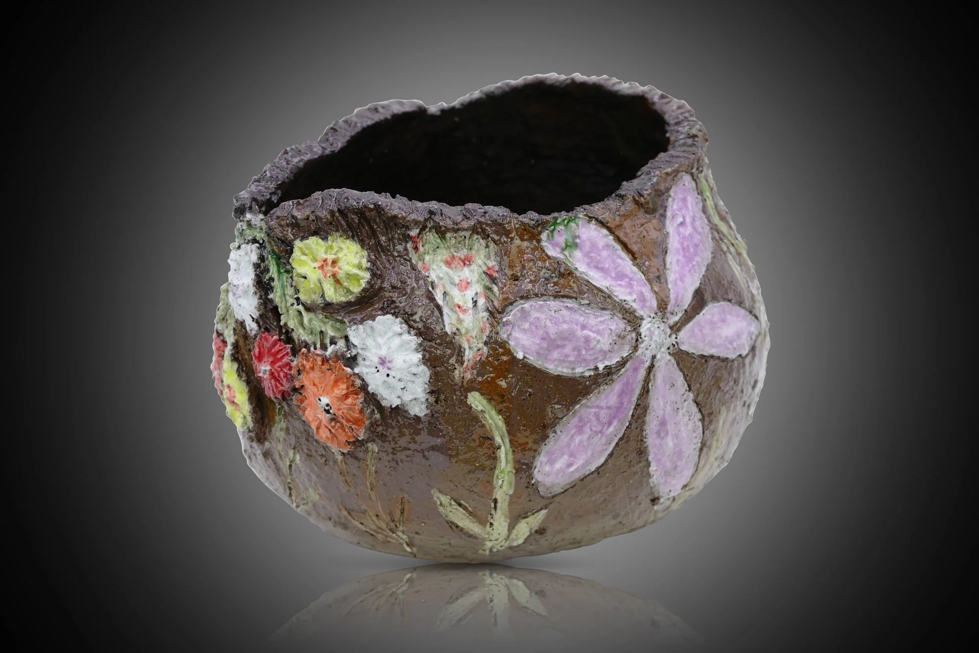 Rosette de Stefano Unique Handcrafted Ceramic #362