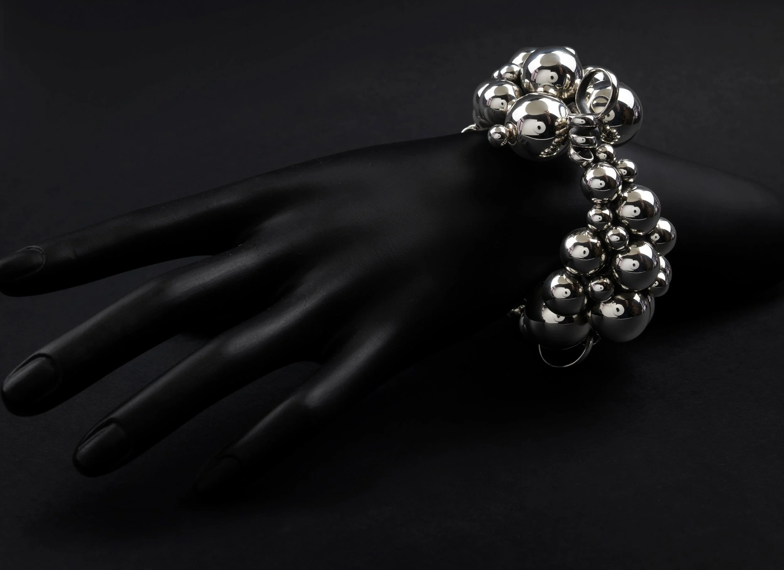 Georg Jensen Moonlight Grape silver bracelet 2.jpg