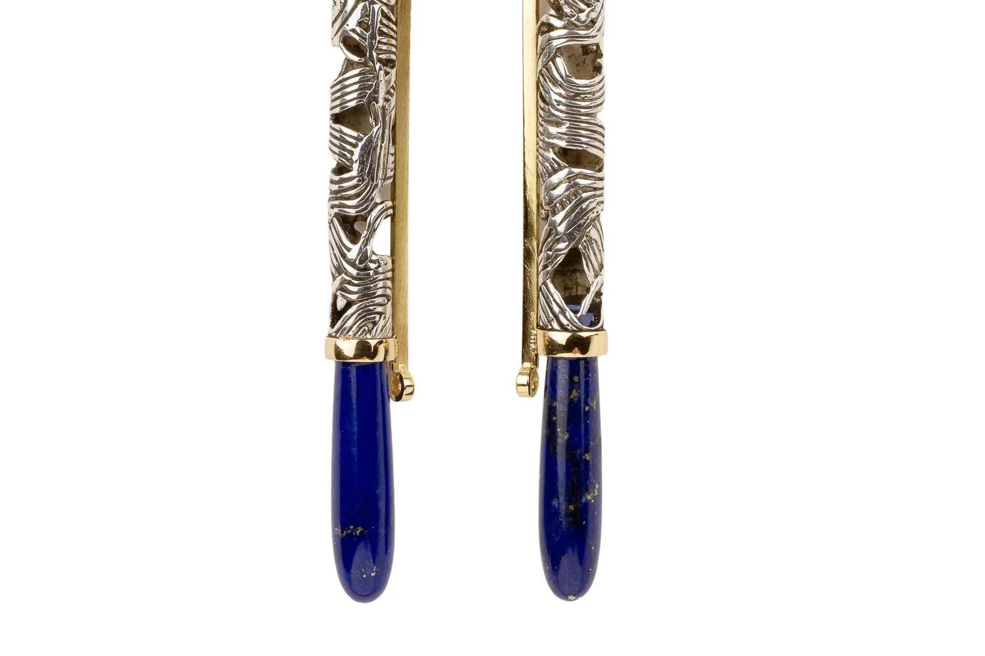 Janine renard Meandres unique pair of earrings 2.jpg