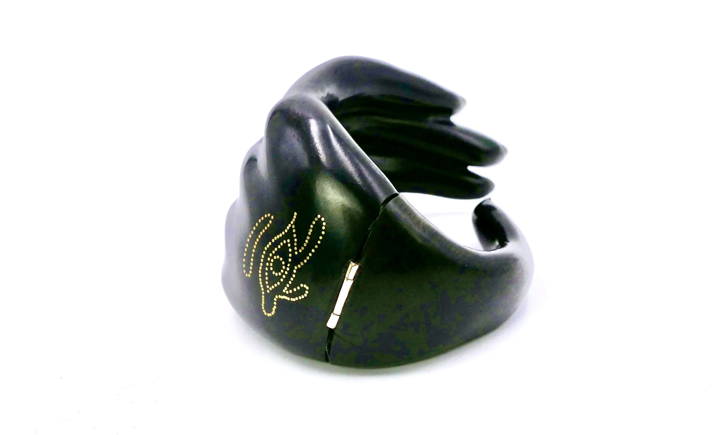 cleto munari gold ebony bracelet 3.jpeg