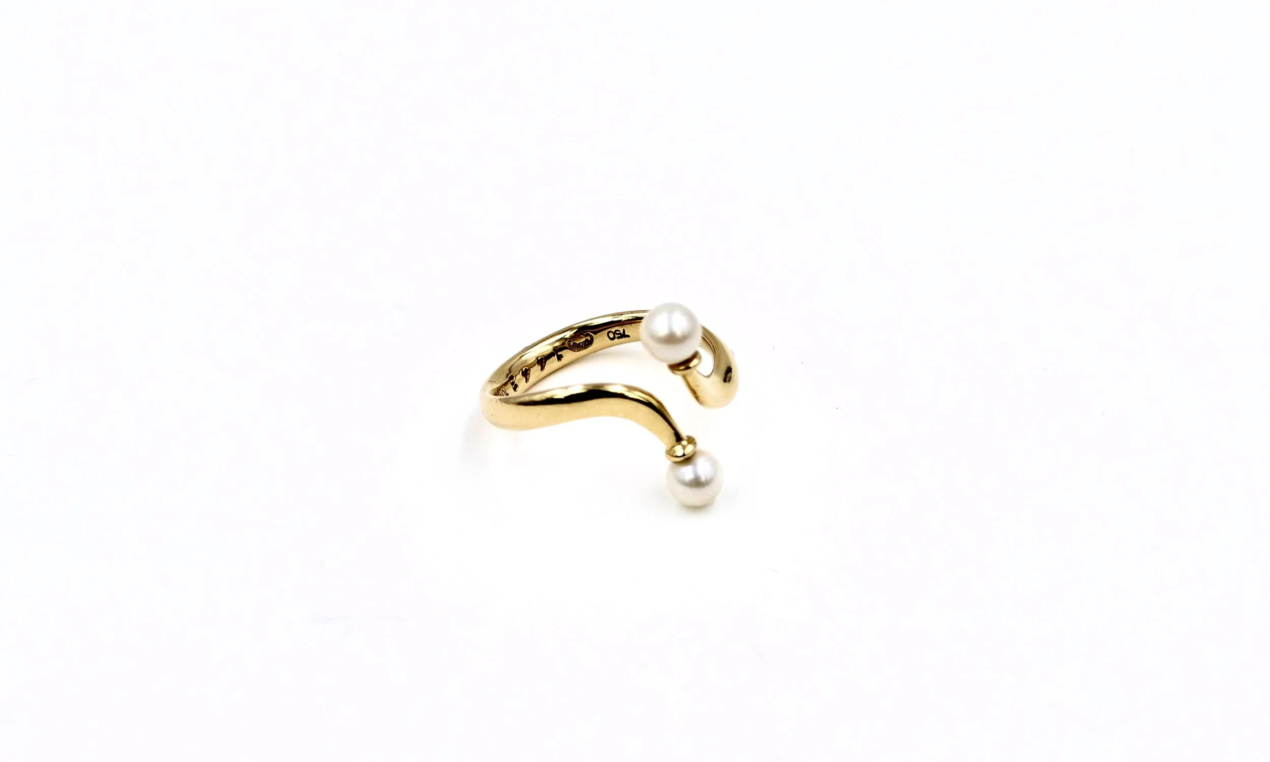 Vivianna Torun Georg Jensen gold pearls ring 3.JPG