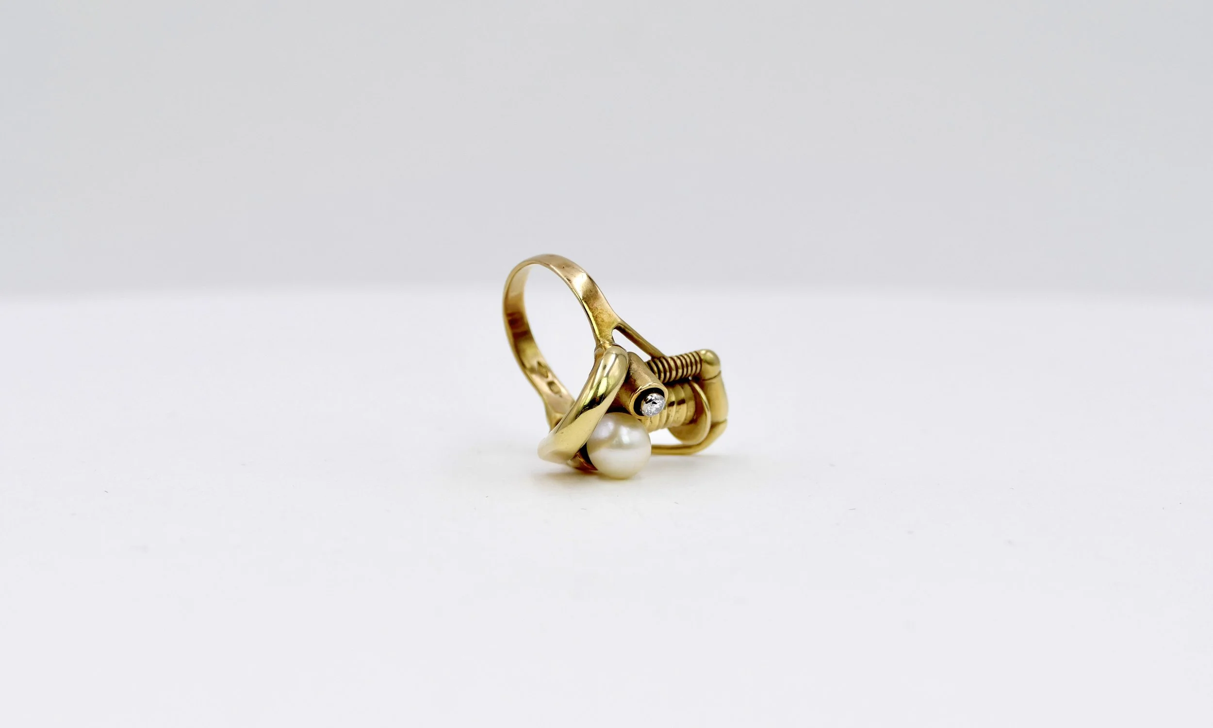 claude wesel gold ring pearl diamond 2.JPG