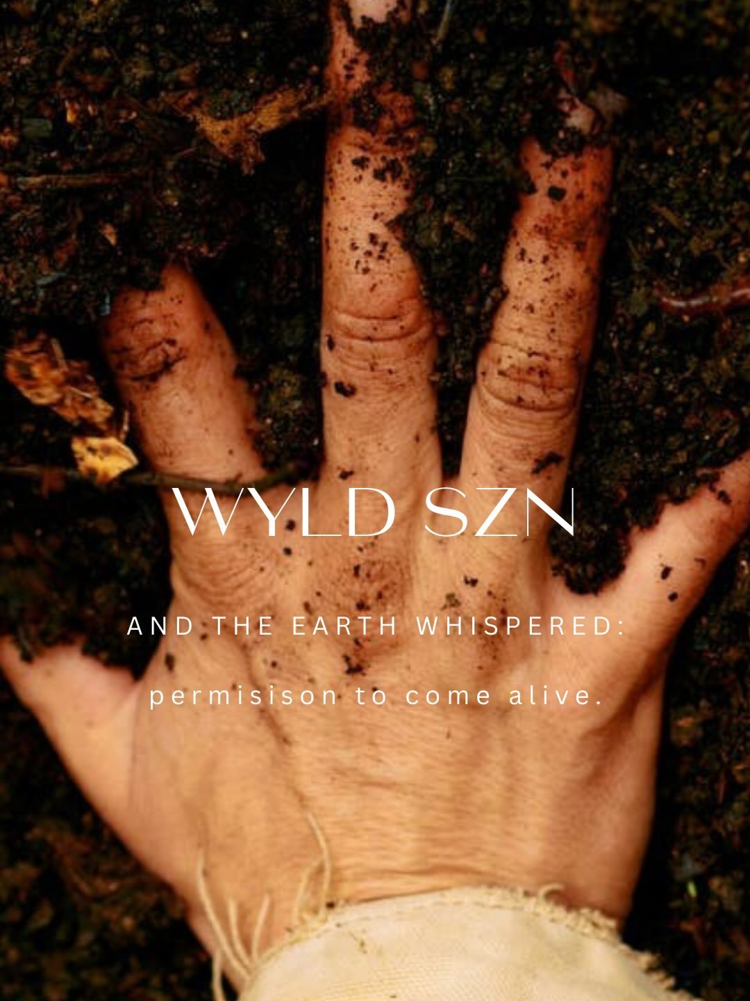 Dear Community, an invitation to unearth yourself.

I&rsquo;m stepping into my second WYLD SZN with @livewyld_with_india, and my sixth practice within the eco-somatic embodiment portfolio.

I&rsquo;m so grateful we have people like India in the world