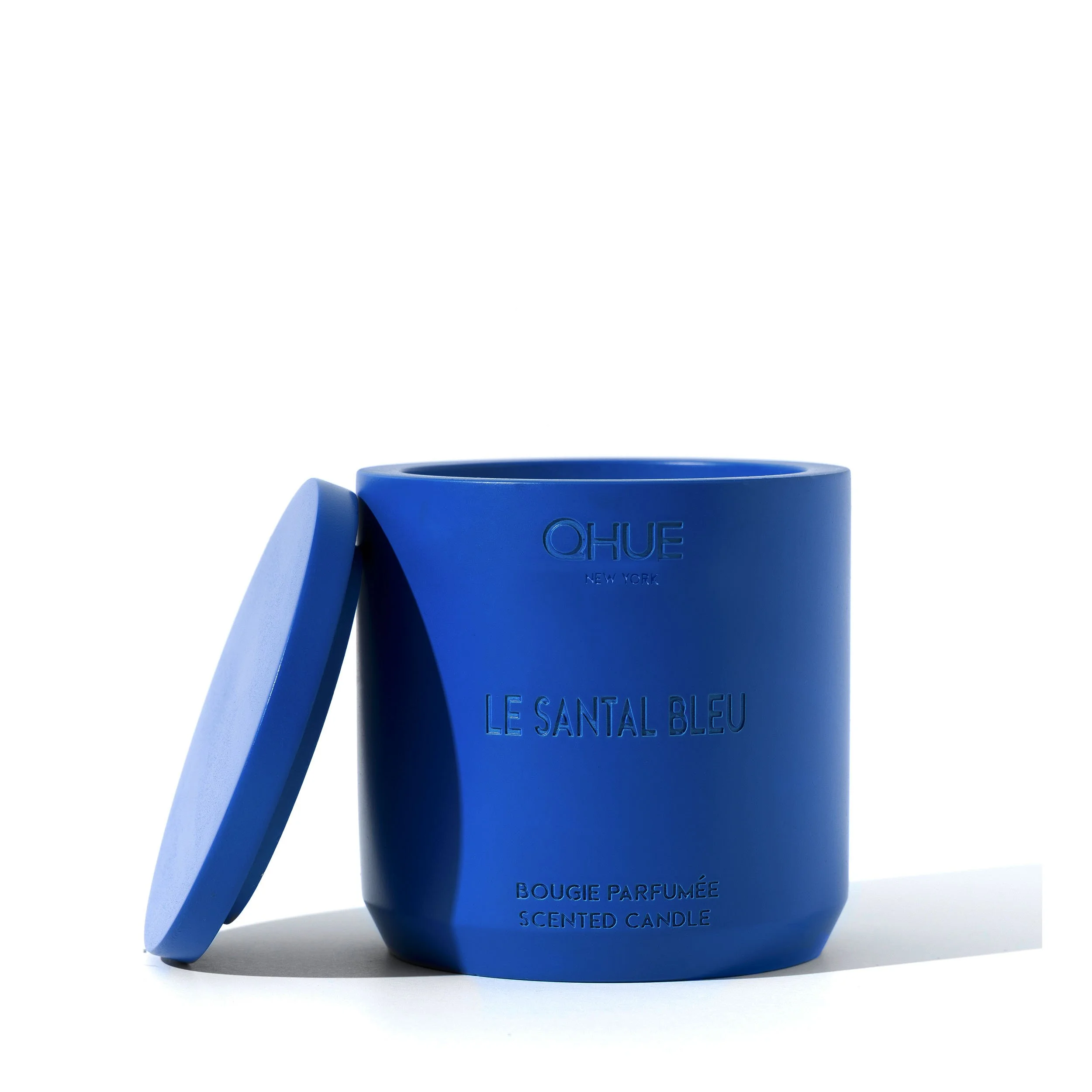 Le Santal Bleu 12oz Soy Wax  Candle Vetiver/Santal/leather
