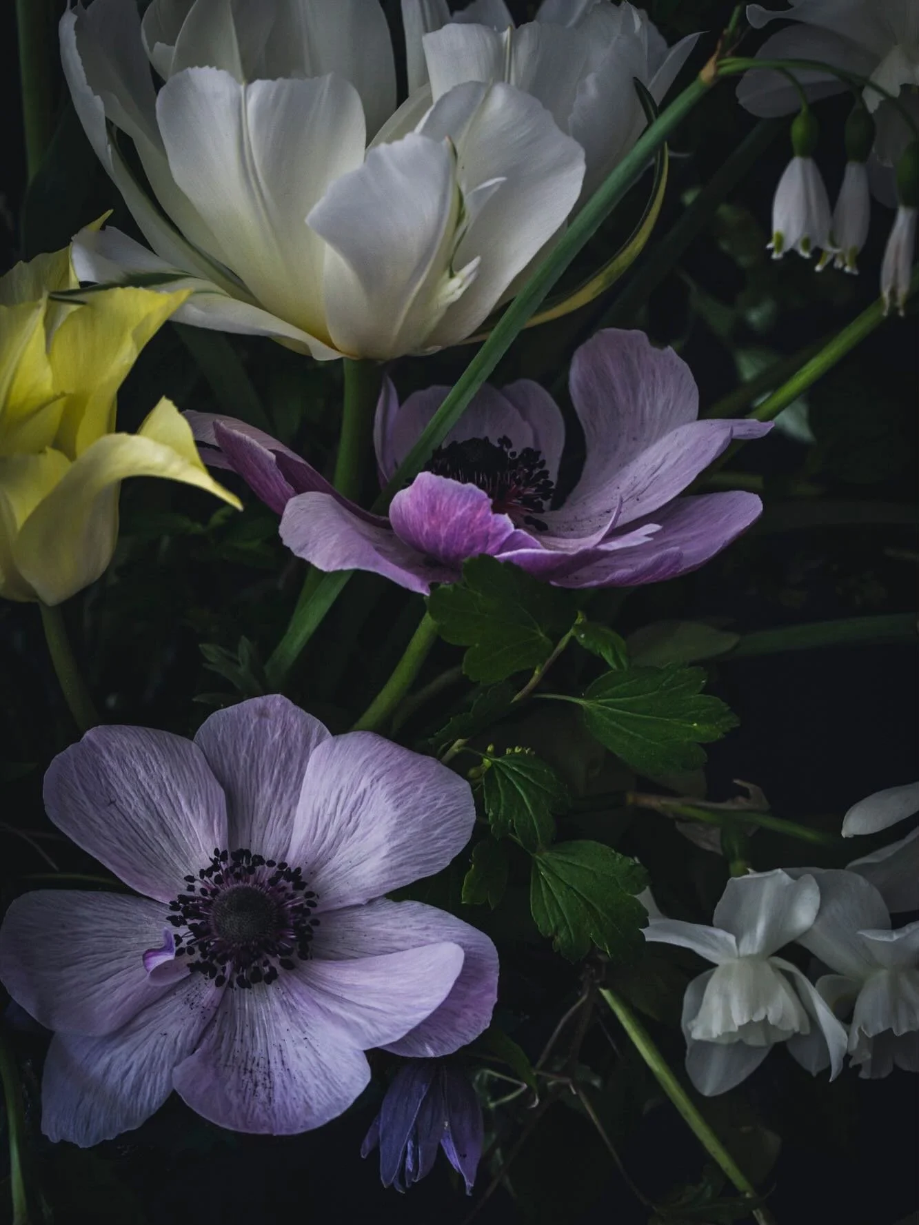 It&rsquo;s almost the end of the spring flowers here in the East of Switzerland so here is a close up of the urn from the last post. The fact that all these beauties grew in my cutting garden adds so much joy to the process of arranging them.  Soon I