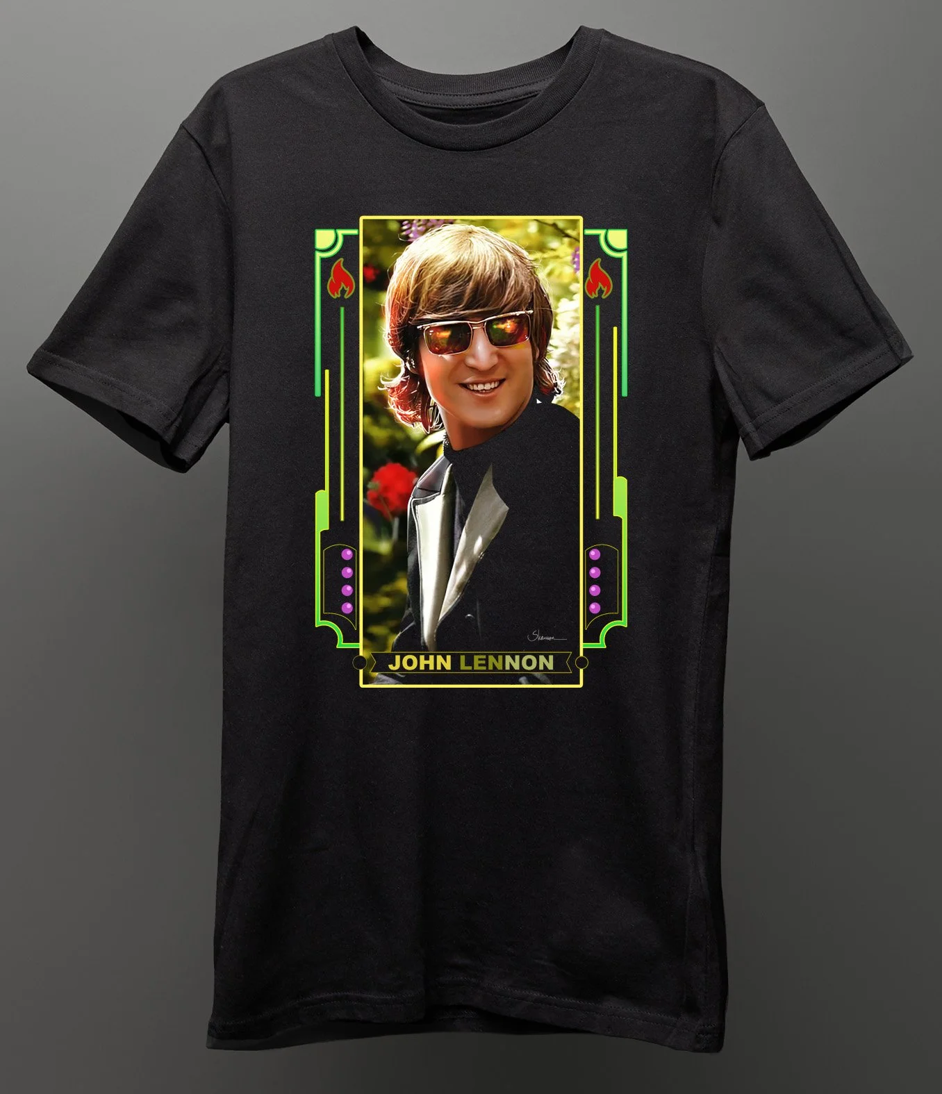 JOHN LENNON - BEATLES - PAPERBACK WRITER - TEE SHIRT