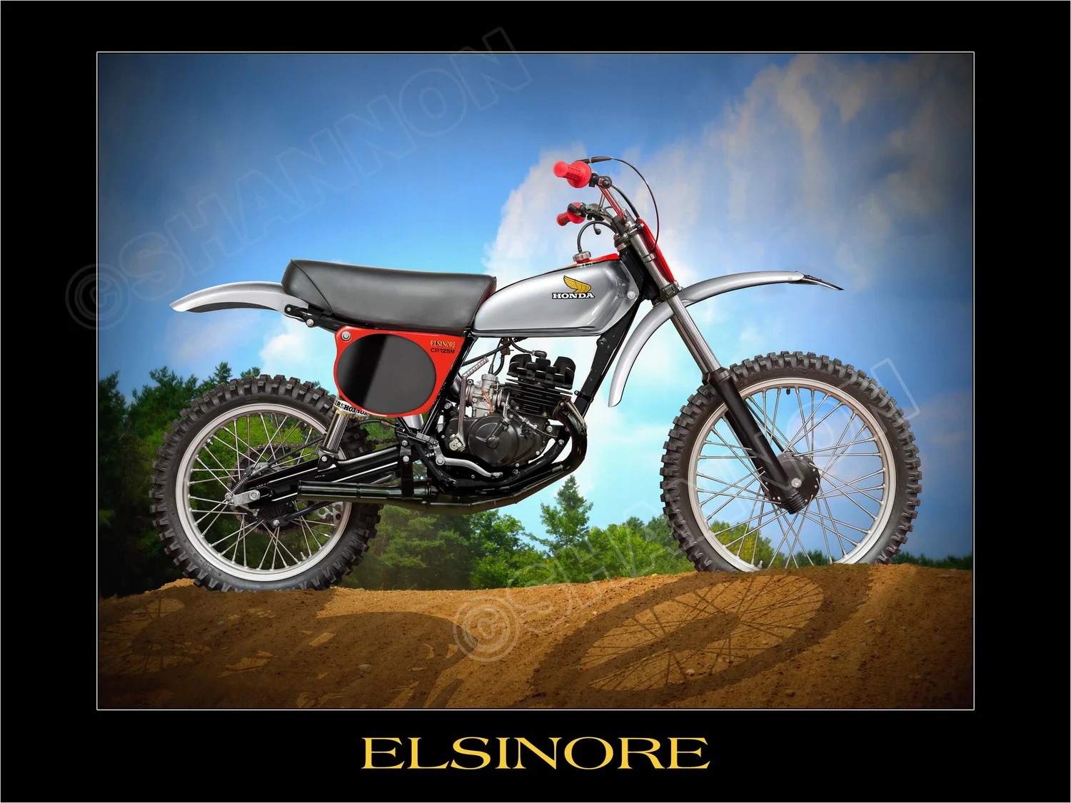 1975 HONDA CR125 WORKS BIKE - THE ELSINORE — SHANNON