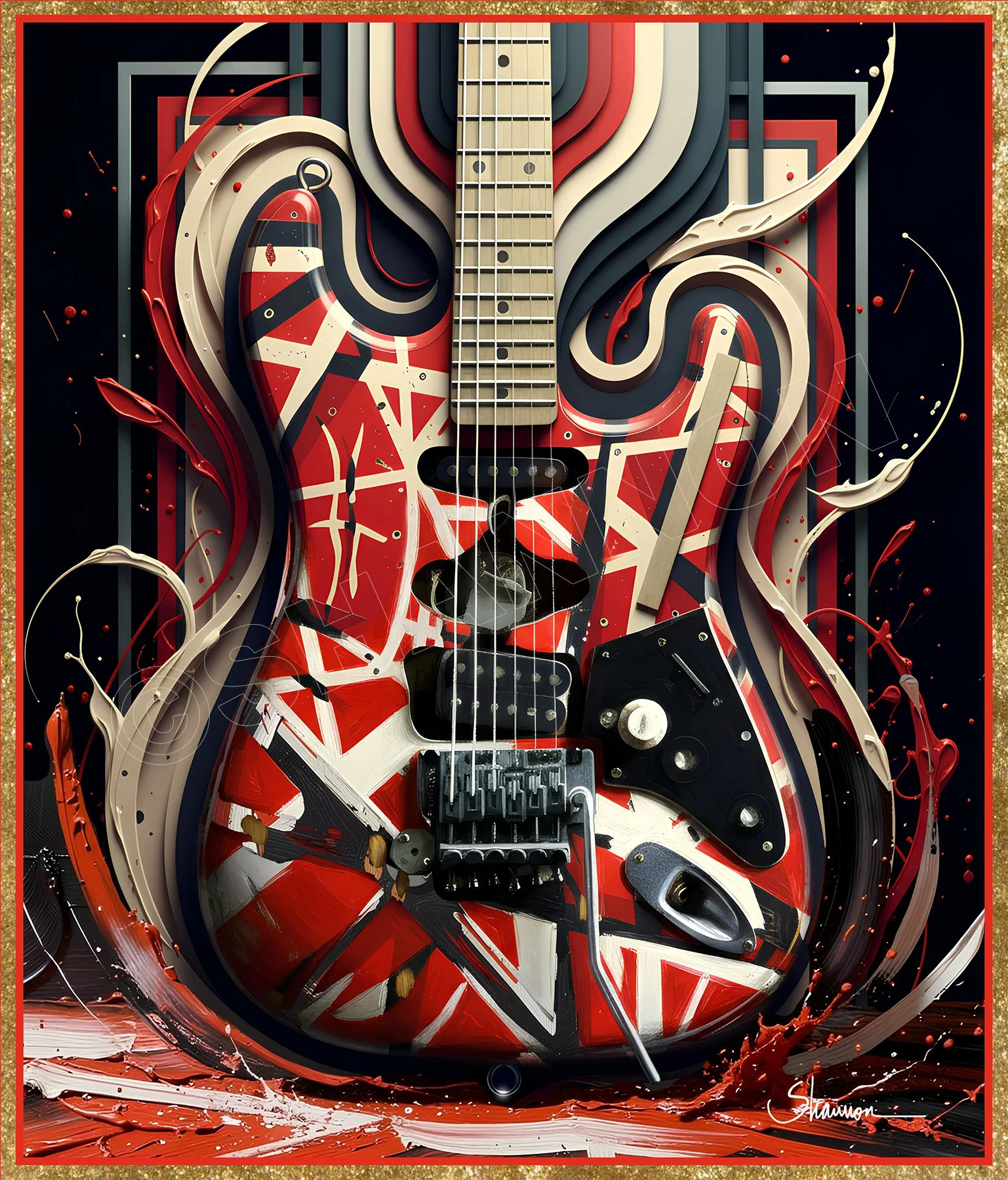 EDWARD VAN HALEN - FRANKENSTART - GUITAR GODS COLLECTION by Shannon