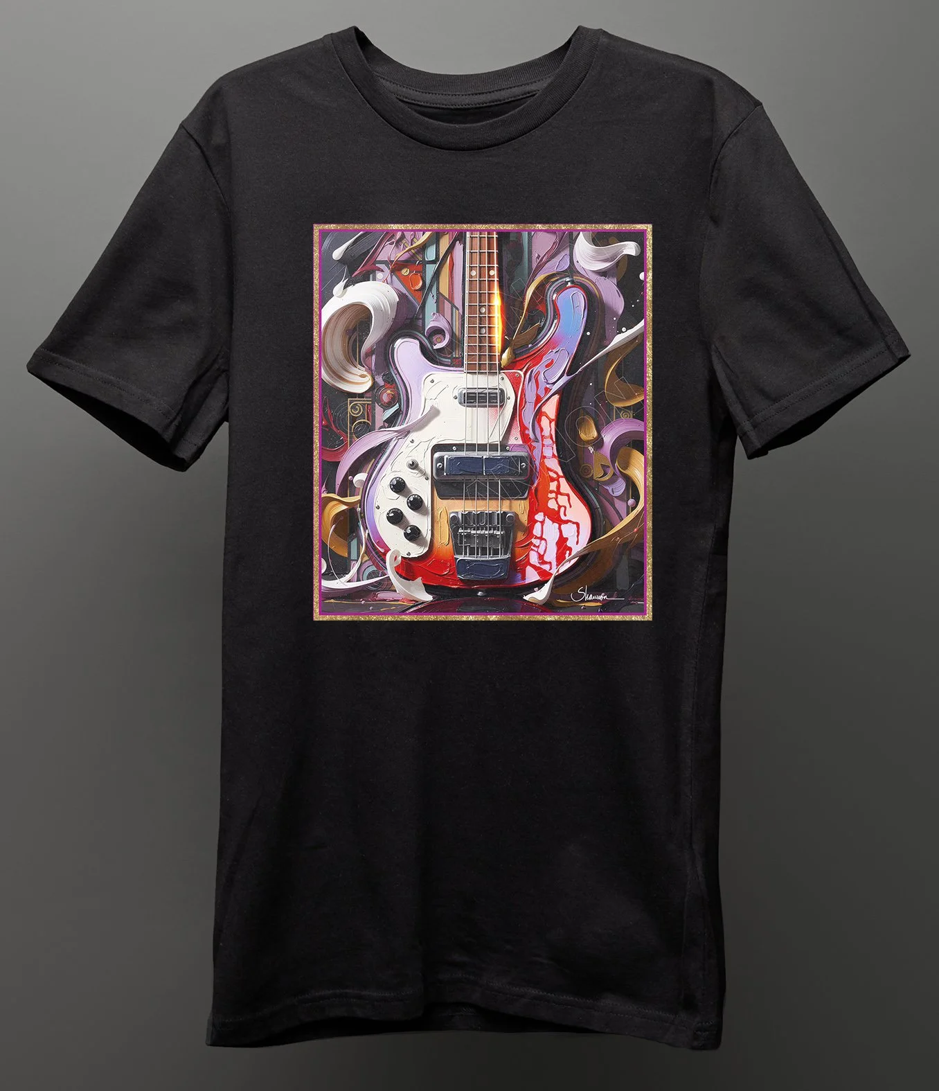 PAUL McCARTNEY  - RICKENBACKER BASS - GUITAR GODS COLLECTION TEE SHIRT