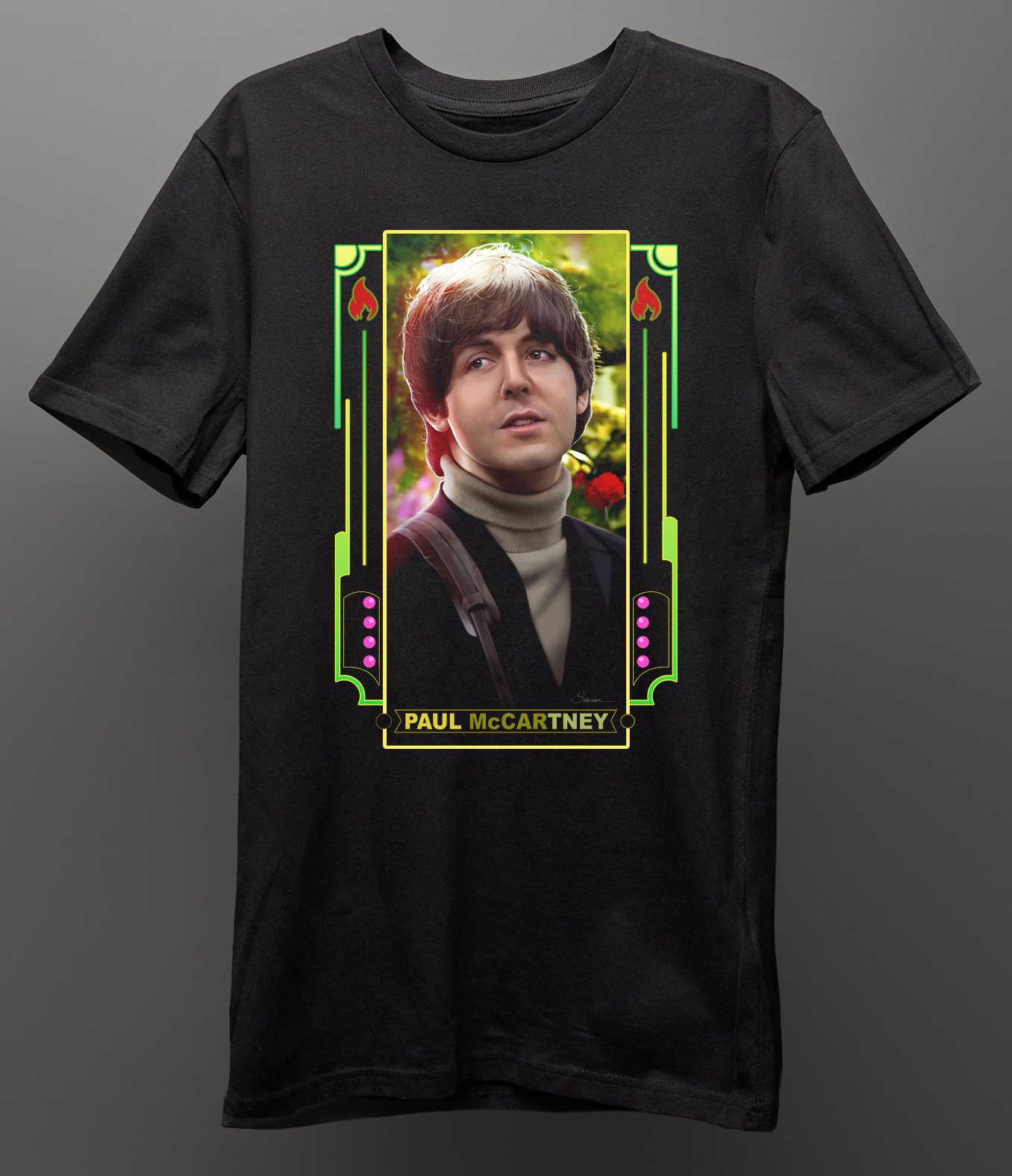 PAUL McCARTNEY - BEATLES - PAPERBACK WRITER - TEE SHIRT