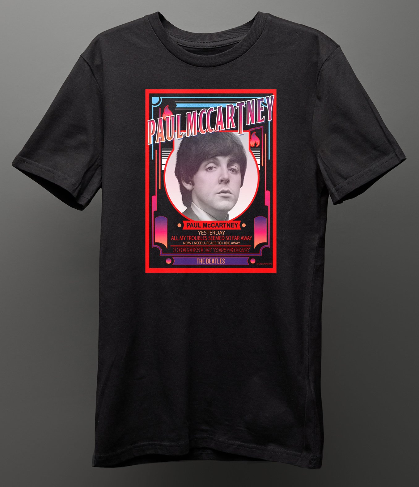 PAUL McCARTNEY - BEATLES - YESTERDAY - TEE SHIRT