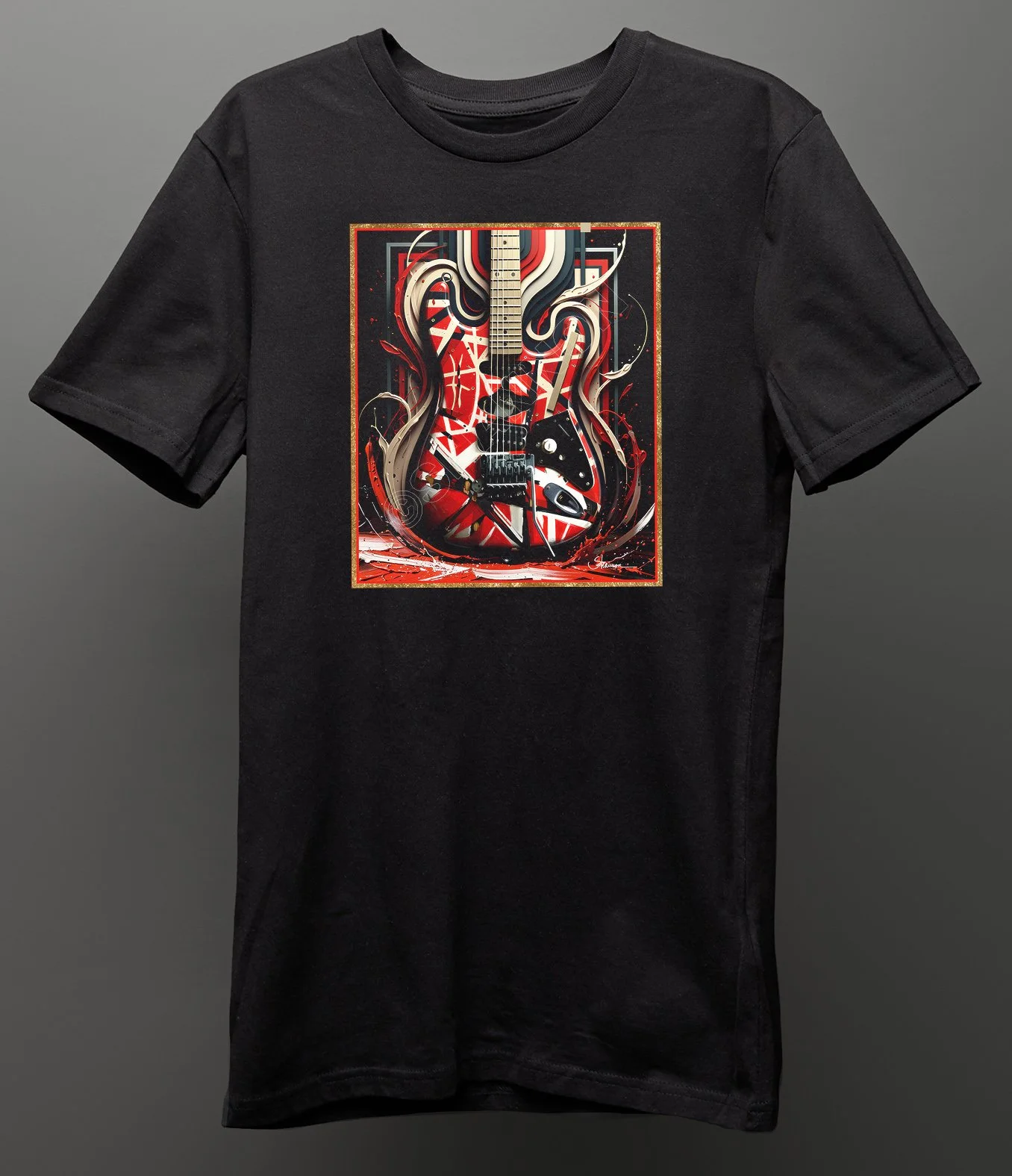 EVH - EDDIE VAN HALEN - FRANKENSTRAT - GUITAR GODS COLLECTION TEE SHIRT