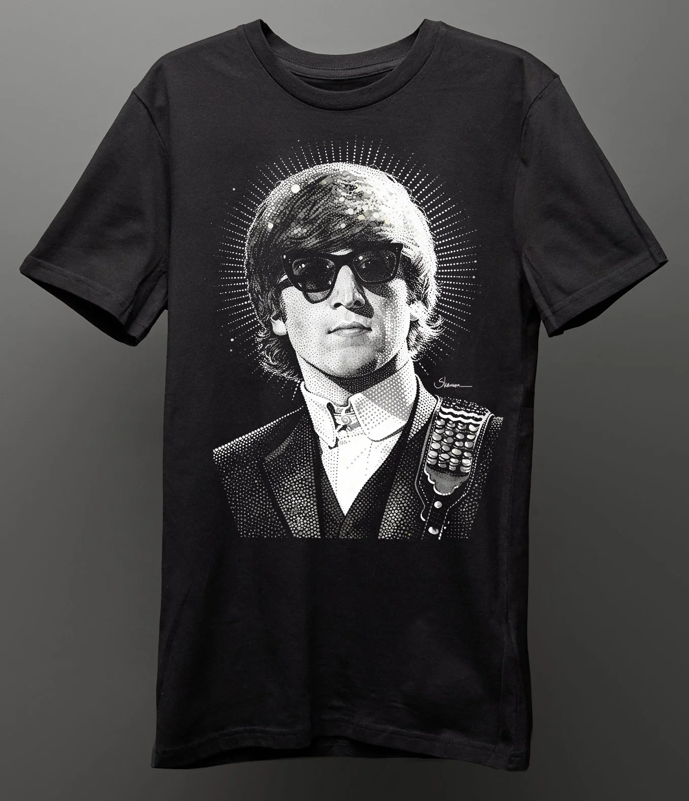 JOHN LENNON 1966 - BEATLES - SPARKLE TEE SHIRT