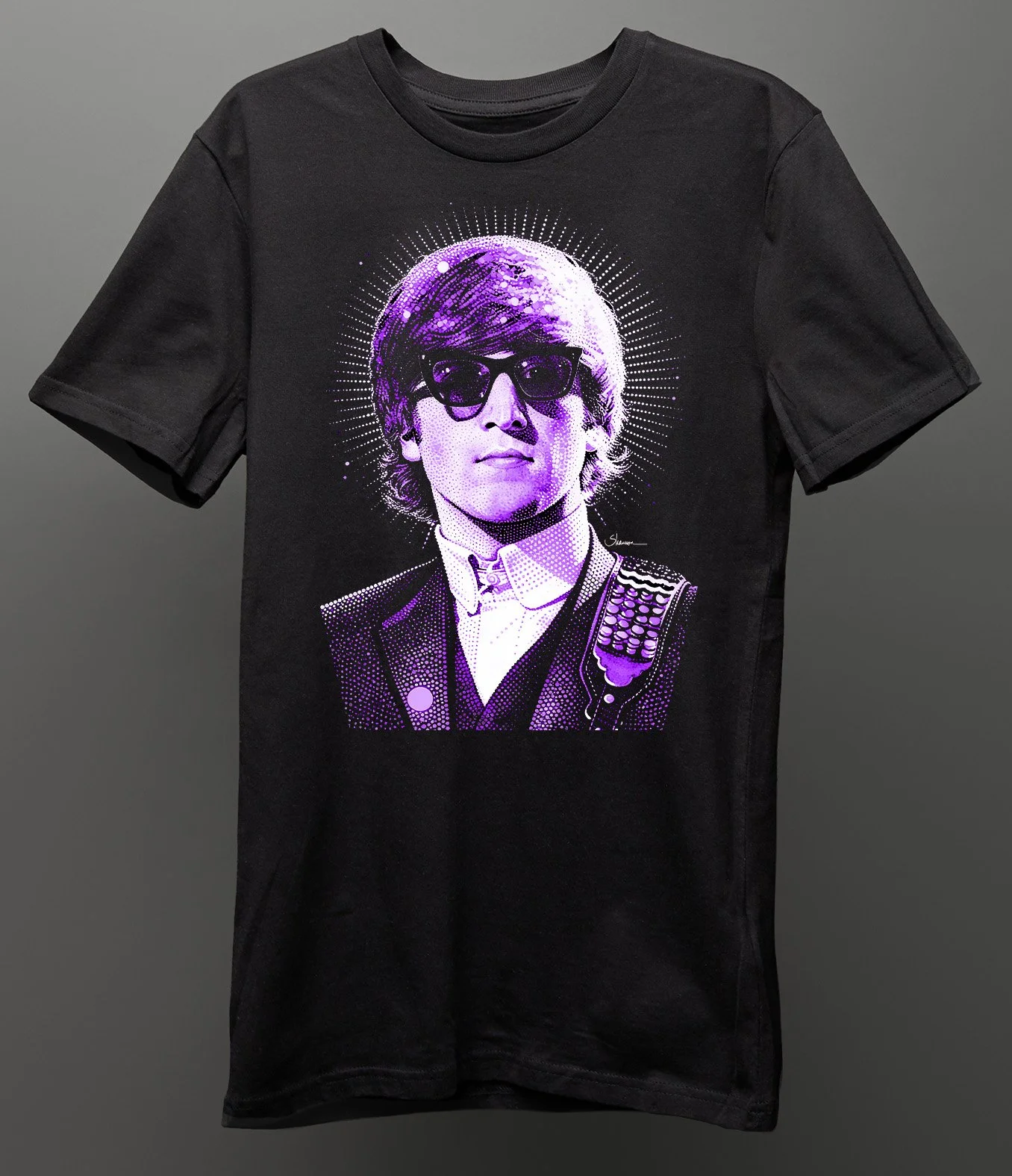 JOHN LENNON 1966 - BEATLES - SPARKLE TEE SHIRT
