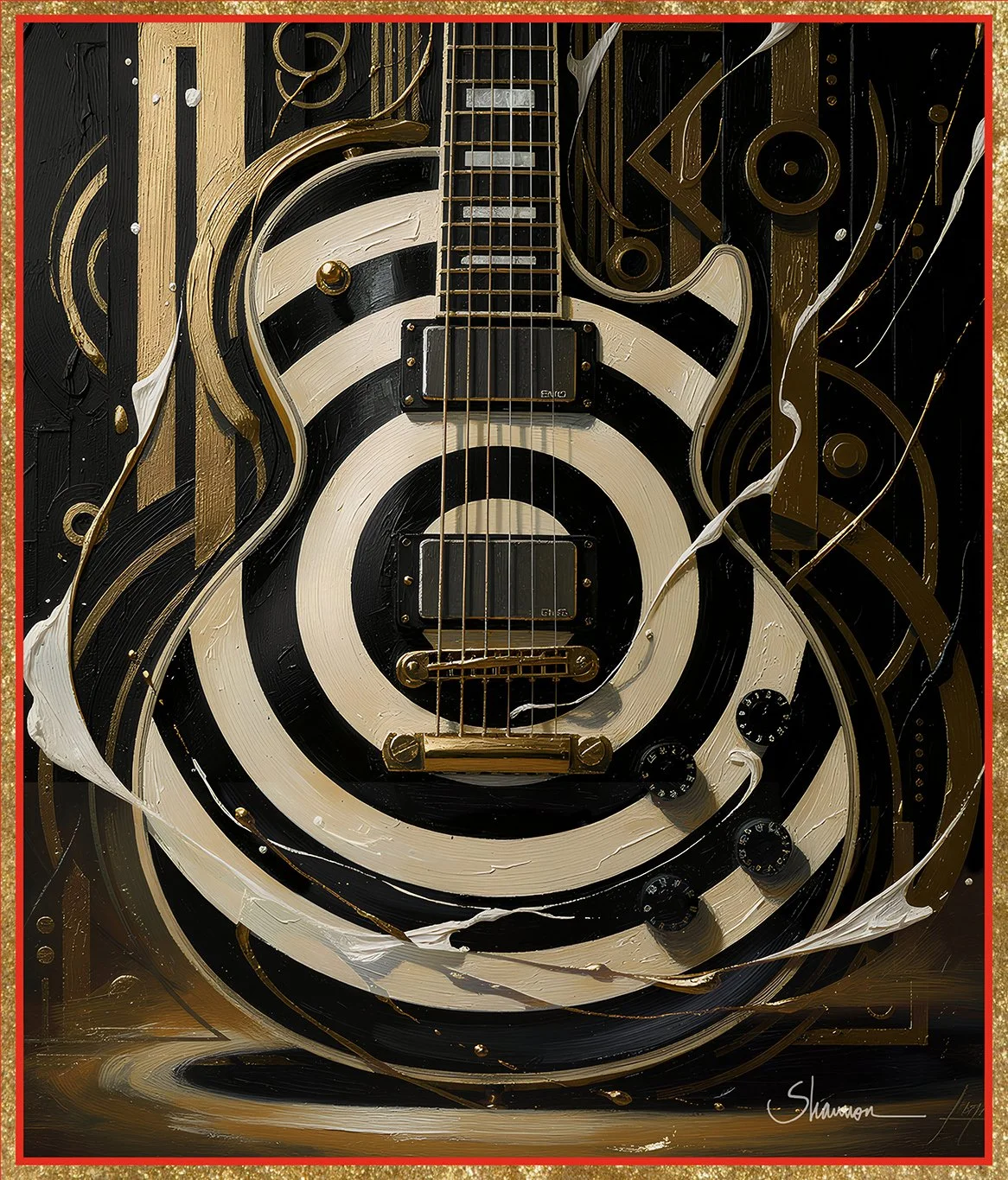 ZAKK WYLDE - BULLSEYE - GUITAR GODS COLLECTION - by Shannon