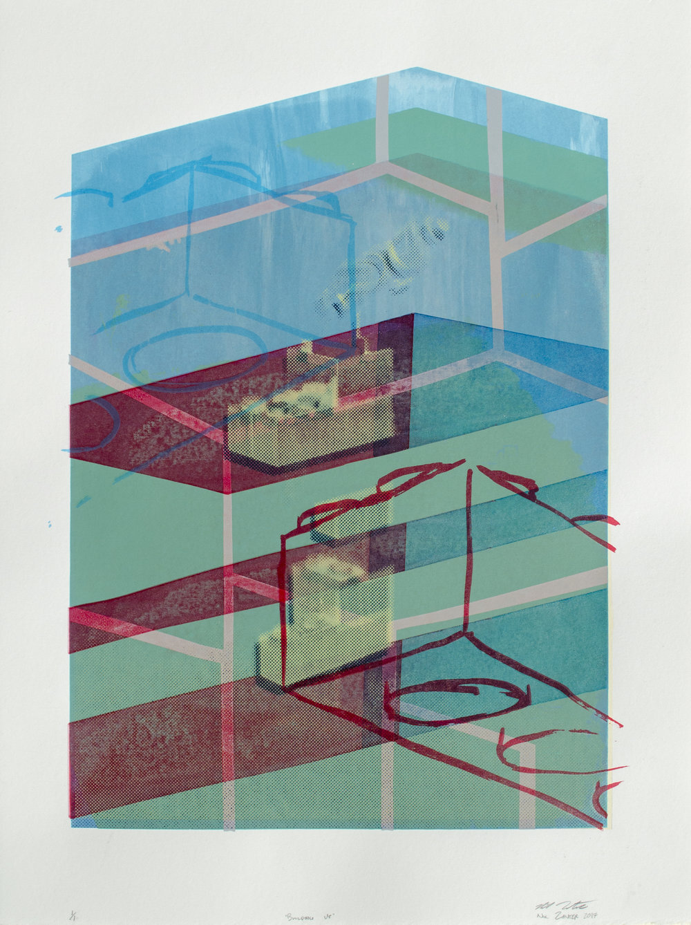 Lego Monoprints – Screen Prints