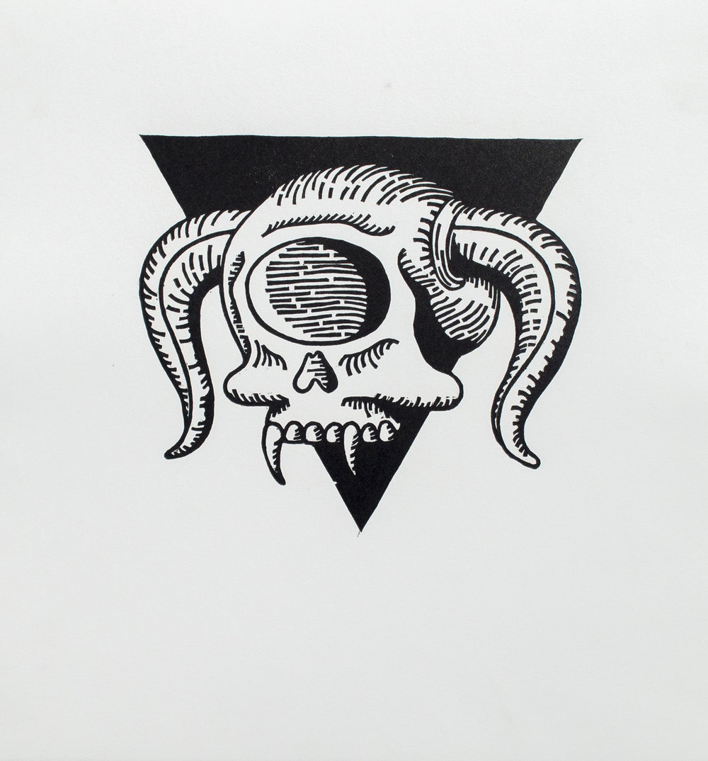 "Cyclops" – Block Print