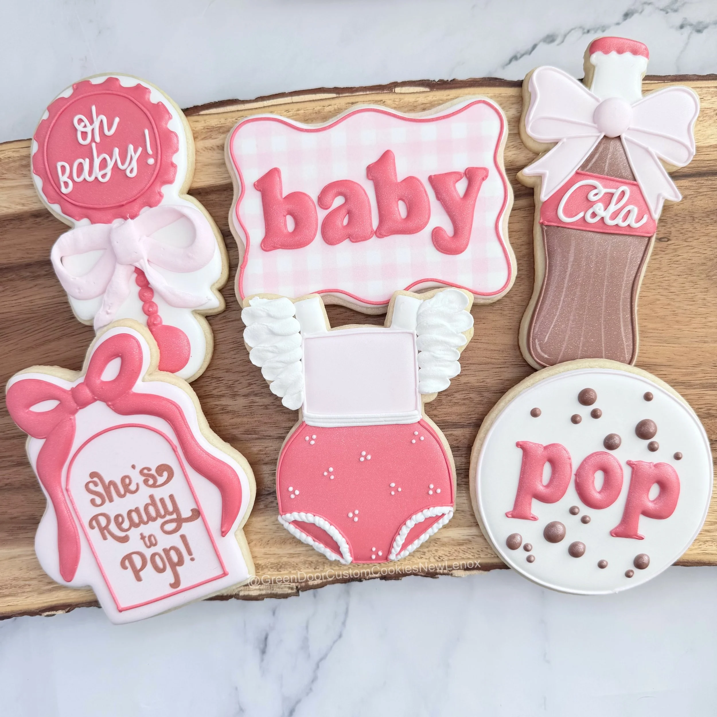 Congratulations! 🎀 🥤 🎉 

I love this theme so much, I&rsquo;m so lucky I got to do it twice this summer. It&rsquo;s also neat how much the gingham pattern has gotten into the cookie world in the last year. I can&rsquo;t tell you how many cookies I
