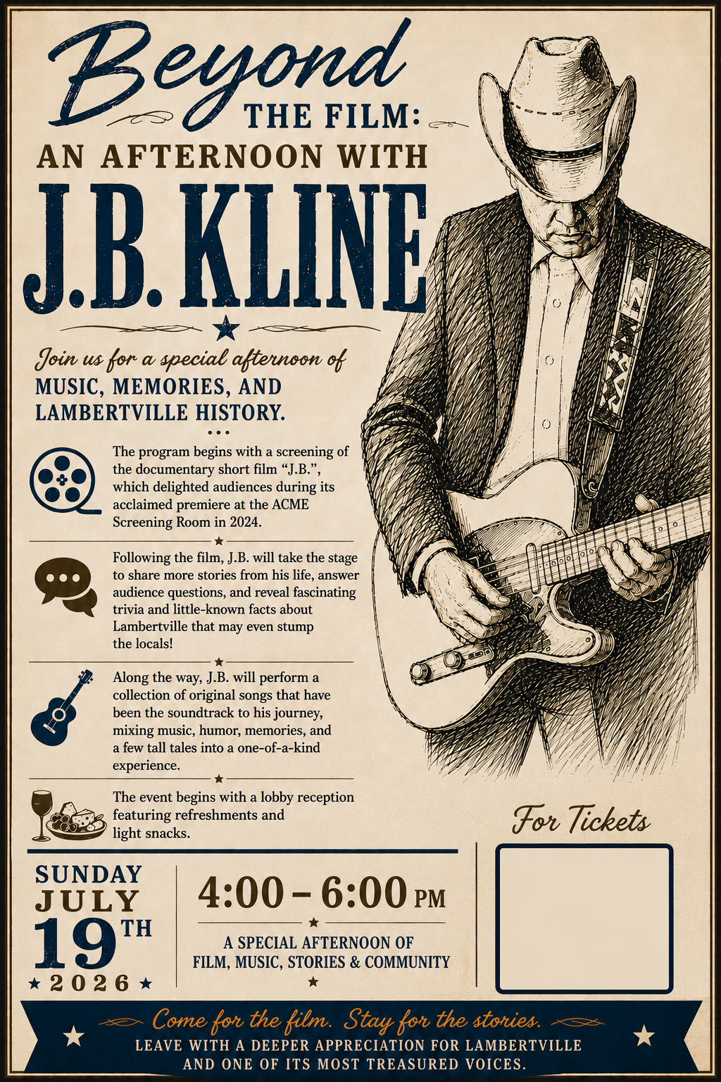 Beyond the Film: An Afternoon with J.B. Kline