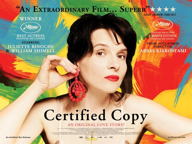 Foreign Fridays: "Certified Copy" Plus Discussion with Jason Caridi 