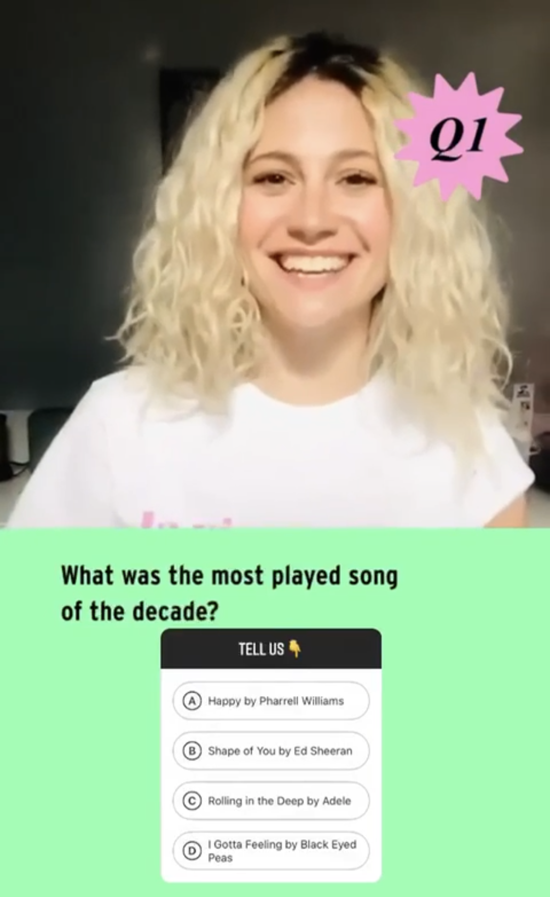 Pixie Lott, TSTM CALM Quiz