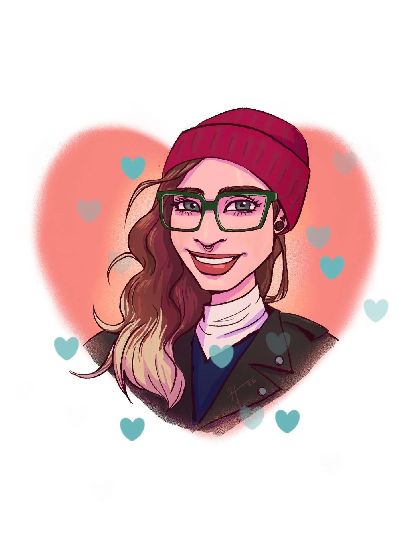 these self love portraits have been really special to work on 🤍 This one was made for @syllablesongs 🤍

A few commission slots are still open if you&rsquo;ve been wanting one for yourself ✨
DM &ldquo;VALENTINE&rdquo; to claim yours 💌

#selfloveart