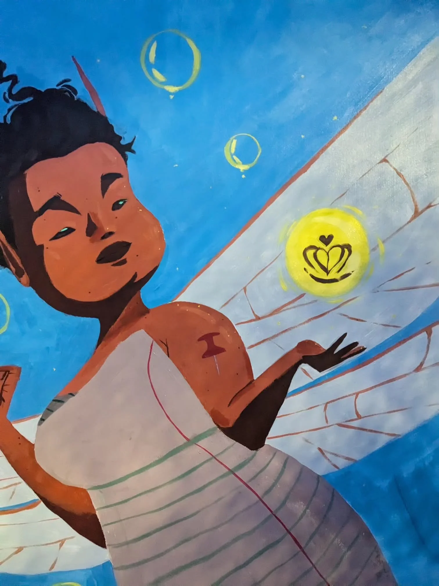 "Put a Pin on Charlotte" 
4x8 feet 
Acrylic 

@cltstreetartcollab
#edgefest #charlotteshout #livepainting #charlotteart