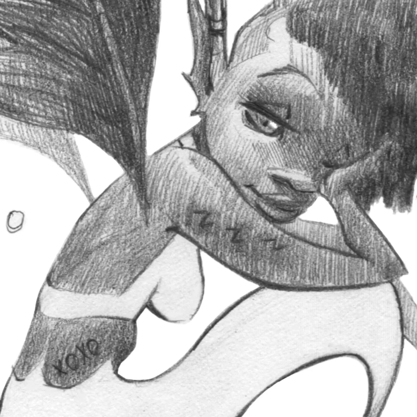 2023 Merfairy for #mermay 

5 x 7" Graphite on bristol board