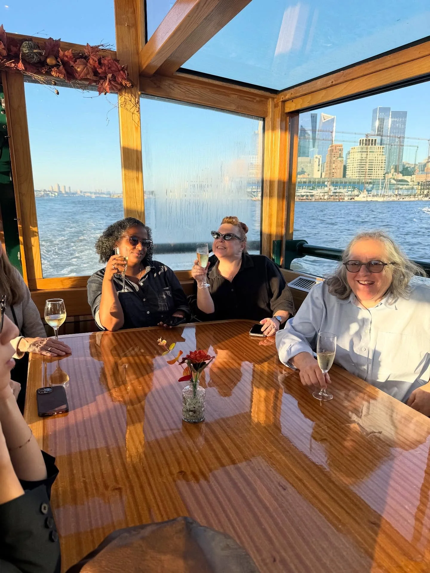 JBC had a wonderful outing with all our friends and colleagues from @apt_northeast ! Perfect weather, a beautiful sunset and moonrise, and great views of some of our projects from the New York Harbor!