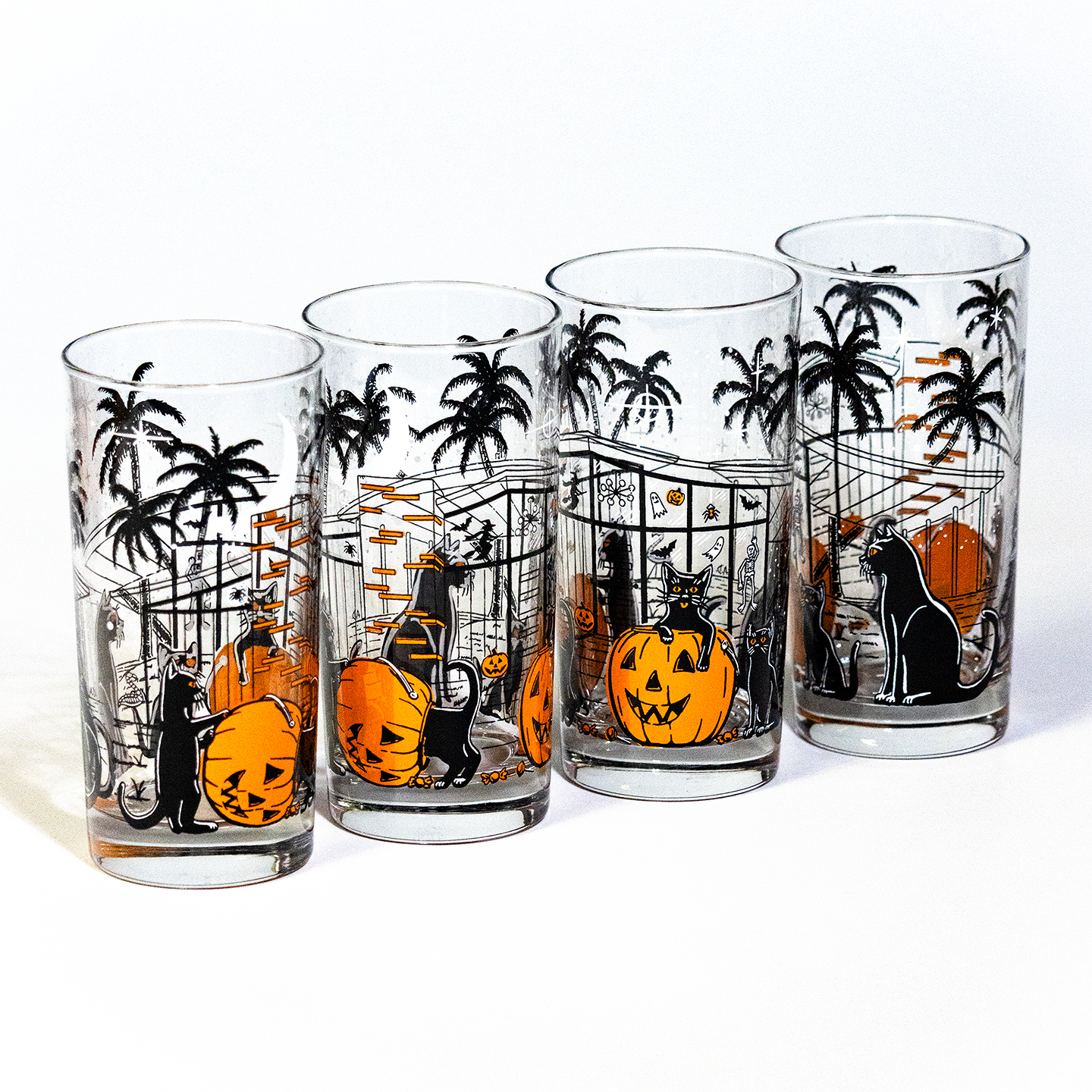 Pumpkin Prowlers Collins Single Glass