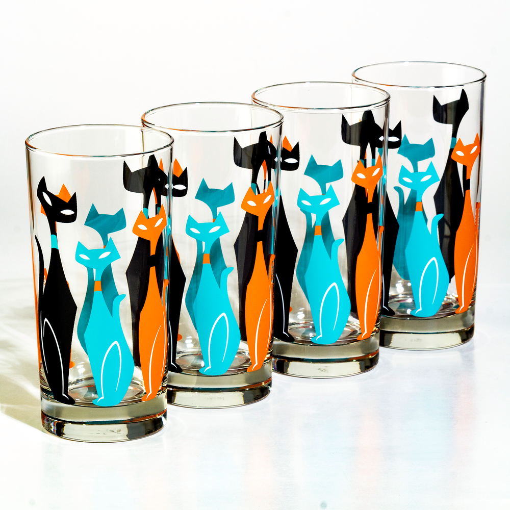 Sexton Cats Collins Atomic Drinkware — Atomic Drinkware