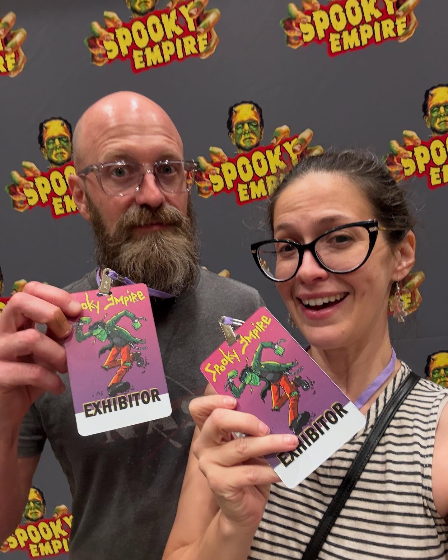 Our first @spookyempire is in the books! We had so much fun and loved seeing everyone&rsquo;s creativity!Thanks to everyone who stopped by the booth!
🖤🧡🖤🧡