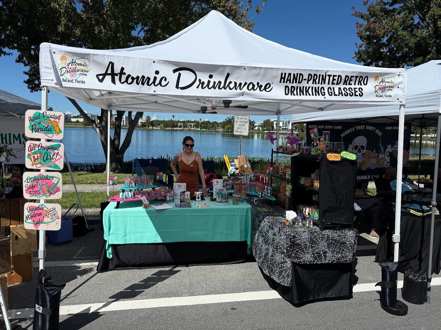 We&rsquo;re all set up at @lakelandpunkflea Noon - 6pm! Free event! Come say hi!