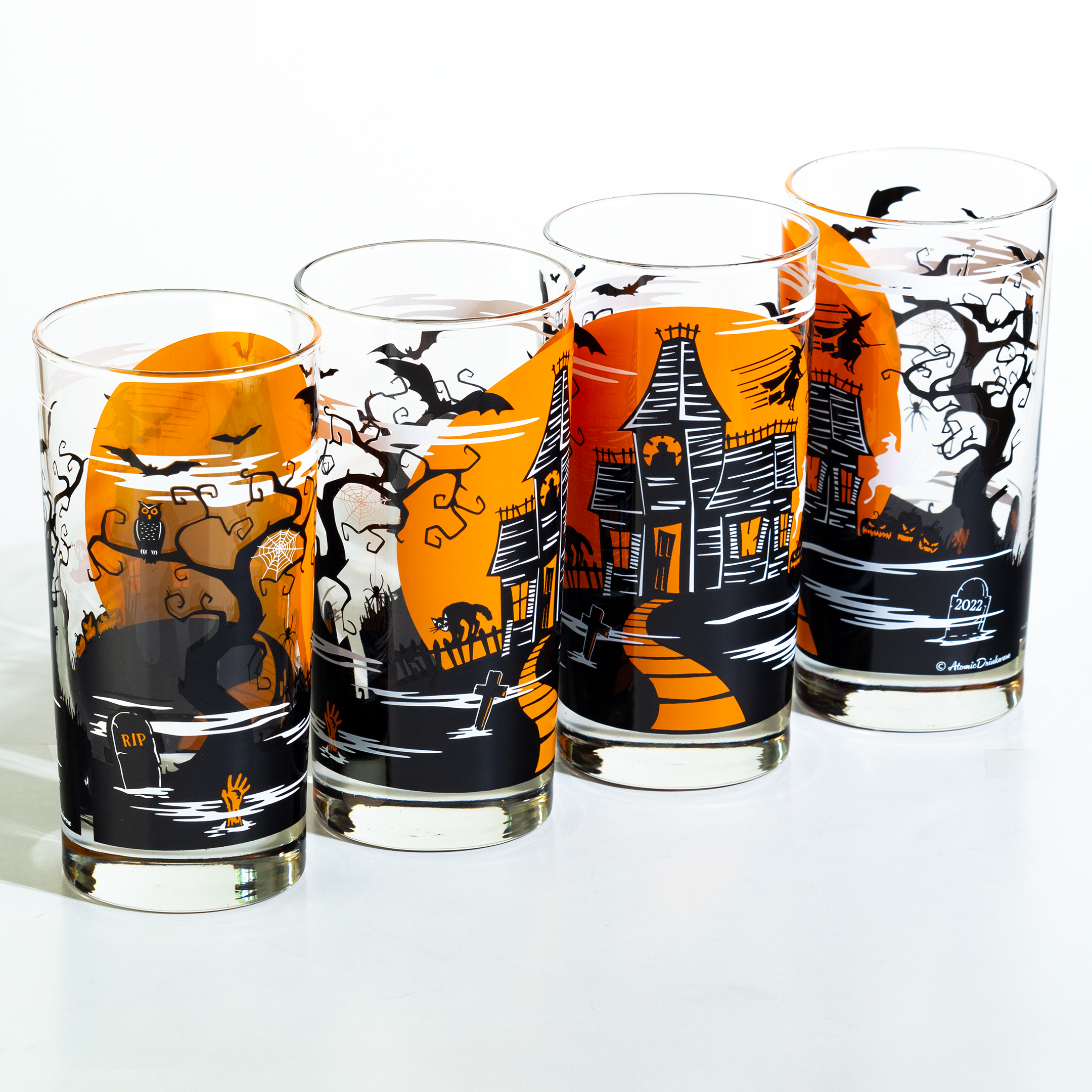 Trick-or-Treat Collins Single Glass