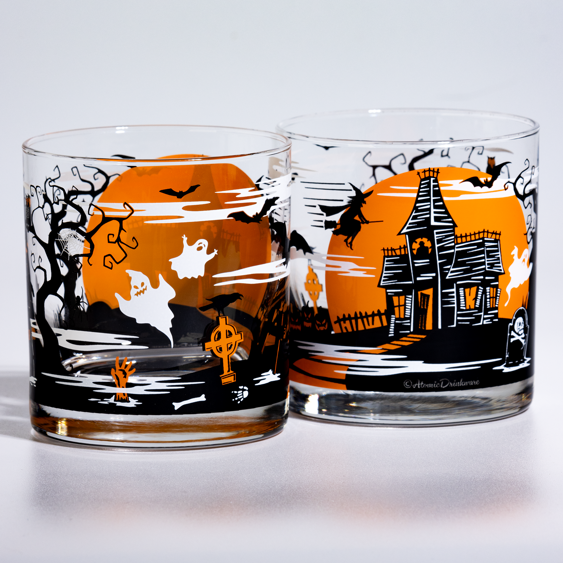 Trick-or-Treat Rocks Single Glass