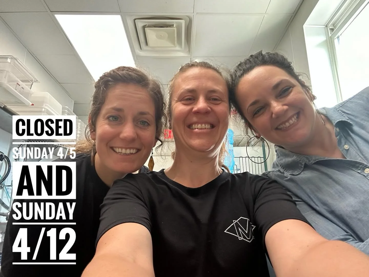 ‼️🕰️HOURS ALERT!🕰️‼️

We will be CLOSED Sunday April 5 (for Easter)

And&hellip;

We will be CLOSED Sunday April 12 (for our quarterly Sunday-close)

No, this isn&rsquo;t an April Fools Day joke 🥹 it&rsquo;s just the way the calendar falls! 

We w