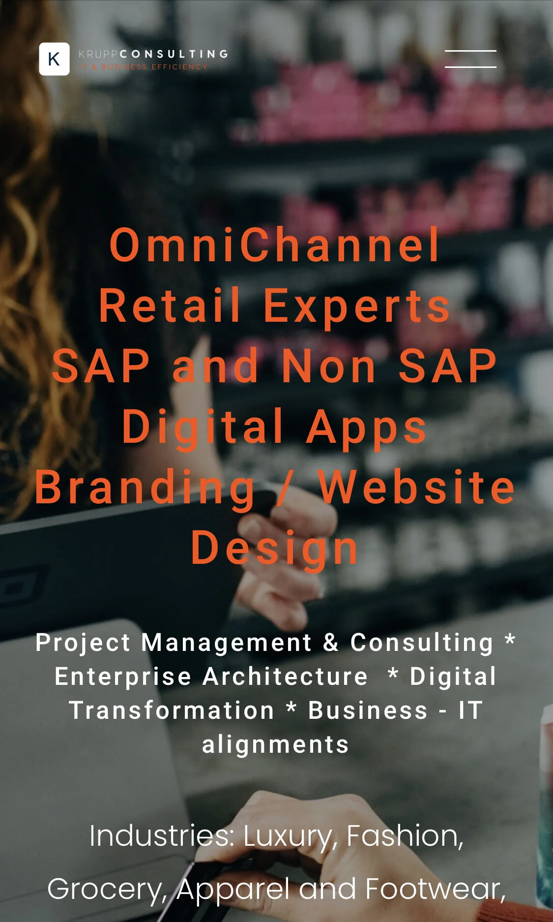 Mobile view Krupp.consulting