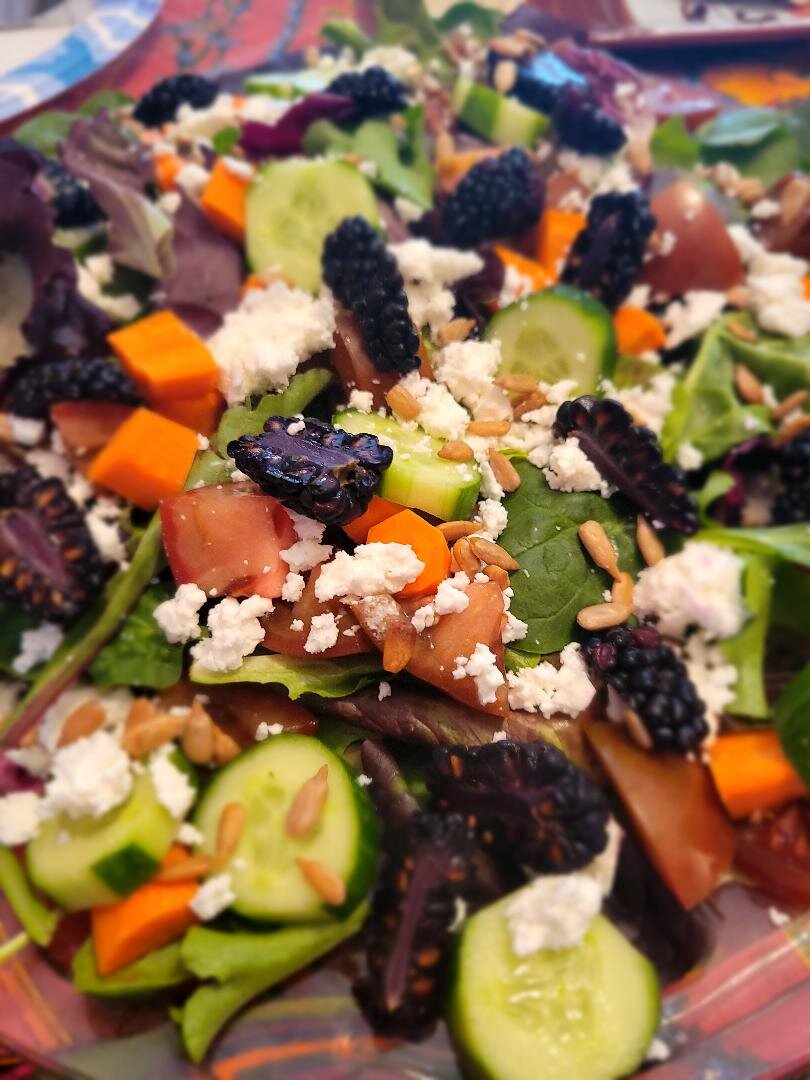 Fresh summer salad.