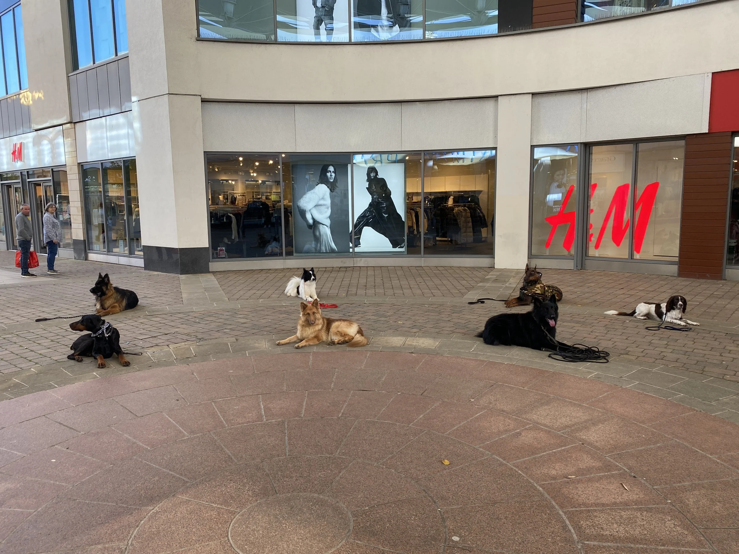 Group session in Corby town centre